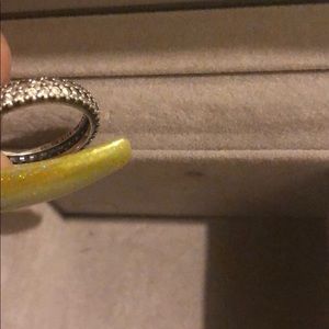 Pandora ring clear cz